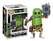 Pepinillo Rick Con Laser Funko Pop 332 Rick Y Morty Original