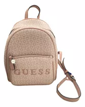 Mochila Marca Guess Color Beige