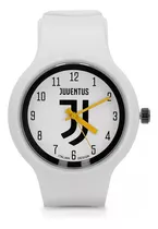 Juventus Unisex Reloj Pulsera De Silicona Blanco C/ Logo