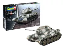 Kit De Tanque De Guerra Revell T-34/85 1/35 229 Piezas 03319