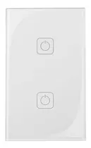 Apagador Inteligente Wifi 2 Botones Touch Tecnolite Blanco