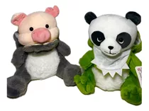 Chancho / Panda De Peluche Con Disfraz De Animal