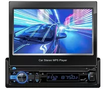 Reproductor Mp5 Retractil 1 Din Bluetooth Aux Usb Motorizada