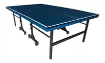 Mesa De Ping Pong Procopio Sport 016018 Fabricada Em Mdf Cor Azul
