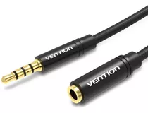 Cable Vention Alargue / Extensor De Audio Auxiliar - Miniplug 3.5 - Jack Hembra Macho - Trenzado Premium Auriculares - 0.5 Metros - Bhbbd