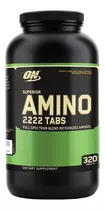 Optimum Nutrition Amino 2222 320caps Aminoacidos Sabor Sin Sabos