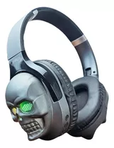 Fone Headphone Caveira Sem Fio Bluetooth C/ Microfone Rgb