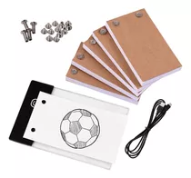 Flip Book Kit Com Luz Pad Led Caixa De Luz Tablet 300 Folhas