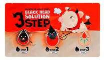 Elizavecca Black Head Solution 3 Step Parches Puntos Negros