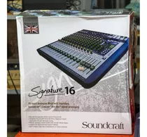 Mezclador Soundcraft Signature 16 Con Efectos