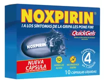 Noxpirin Quickgels Caja X 10 Capsulas