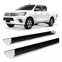 Estribo Hilux 2016 A 2020 Personalizado Branco C/d