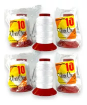 Kit 6 Linha Vera Cruz Fio 10 Para Pipa 500 Jardas Tex 85