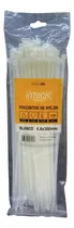 Precinto De Nylon Inteck 4.8mmx30cm Con Filtro Uv X100u Color Blanco