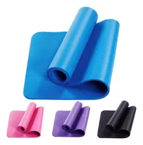 Colchoneta Plegable Caucho Bandas Yoga Mat 10mm Pilates Color Azul