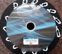 Dvd+r Marca Cx  Estampado  8x 4.7gb 120min X100 Unidades 