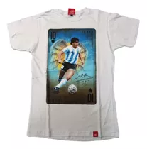 Remera Futbol Argentina Diego  Pelusa Campeon  Premium