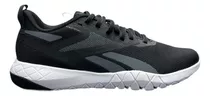 Zapatilla Reebok Flexagon Force 4 Negro  Con Suela Blanca