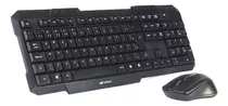 Kit Home Office Teclado E Mouse Wireless 2.4ghz Sem Fio 