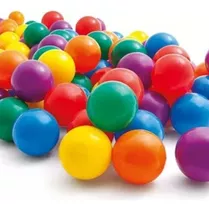 Pack 500 Pelotas Plásticas Para Piscina Colores 7cm