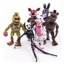 Boneco De Ação 6 Peças Five Nights At Freddy's Fnaf Bonnie