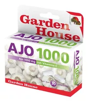 Ajo 1000 Garden House Con Vitamina C X 30 Comprimidos Sabor No