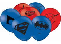 Balão - Bexiga Liga Da Justiça - Super Heróis - 25 Unidades