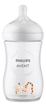 Mamadera Natural 260ml Philips Avent Scy903/66 Deco Jirafa Color Transparente No Aplica