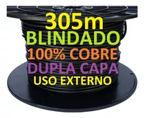 Cabo Rede Cat5e 305m Cobre Ftp Externo Dc Blindado Connect