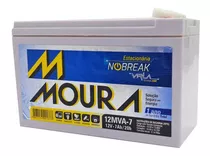 Bateria Estacionária Para Nobreak 12v 7ah Vrla Agm Moura