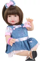 Bebê Reborn Laura Baby Alexia 40cm 100% Vinil - Shiny Toys