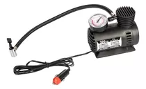 Compresor De Aire Mini Portátil 12v Compacto Multipropósito Color Negro