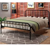 Cama Tubular Casal Julia Yescasa Preto Ciwt