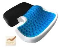 Cojin Gel Asiento Ortopédico Memoria Viscoelástica + Funda 