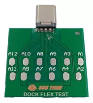 Dock Flex Teste Funcionamento Conector Android Para Tipo C