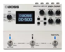 Pedal De Efecto Boss Digital Delay Dd-500  Blanco