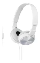 Auriculares Con Microfono 3.5 Mm Sony Plegables Mdr-zx310ap Color Blanco