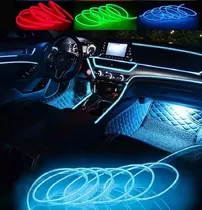 Cinta Luz Led Fibra Optica Luces Neon Tablero Interior Carro
