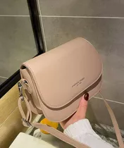 Cartera Bandolero Beige Ovalada