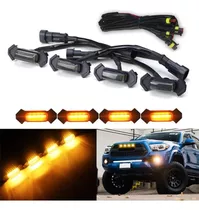 Luces Led Grill Parrilla Toyota Tacoma Kit Luz Ámbar Humo