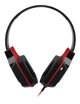 Headset Gamer Multilaser Ph073 - Preto/vermelho