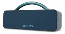 Parlante Aiwa Boombox Aws80bt-bl Portátil Bluetooth Color Azul