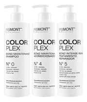 Kit Color Plex Primont Shampoo Acondicionador Mascara 500ml