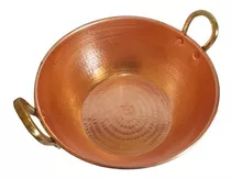 Tacho De Cobre Artesanal 20 Litros - 47 Cm De Diâmetro