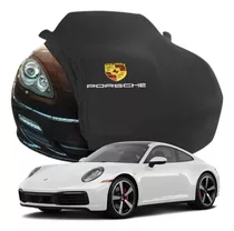 Capa De Para Proteção Carro Porsche 911 992 Preto Helanca