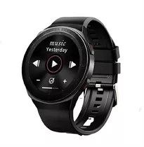 Smartwatch Colmi Mt3 2  Caja 47mm  Negra, Malla  Negra De  Tpu Y Bisel  Negro