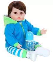 Boneca Bebê Reborn Laura Baby Bryan 100% Vinil - Shiny Toys