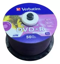 Dvd Rw Verbatim Printable +r Bulk 49 Unidades