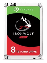 Hd Hdd Seagate Ironwolf 8tb Nas 256mb Cache Sata3 6gb/s 7200rpm