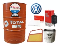 Cambio Aceite 10w40 4l + Kit Filtros Volkswagen Up 1.0 Mpi